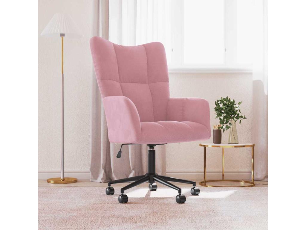 Chair - Pink, Velvet