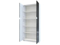 Wardrobe - White, 82 x 185 x 37