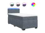 Mattress - with Mattress, Gray, Velvet
