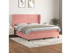 Mattress - with Mattress, Pink, 180 x 200 cm