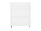 Bookcase - White, 69.5 x 32.5 x 90 cm