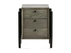 Nightstand - Gray, Wood