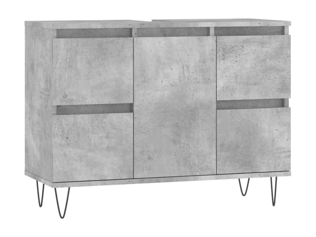 Wardrobe - Gray, 80 x 33 x 60 cm