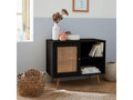 1-Door Sideboard - Black, 80 x 39 x 65.8 cm