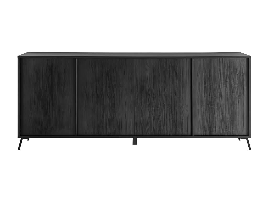 4-Door Sideboard - Black