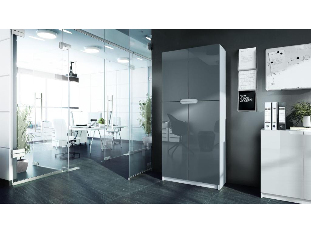 Wardrobe - White, 82 x 185 x 37