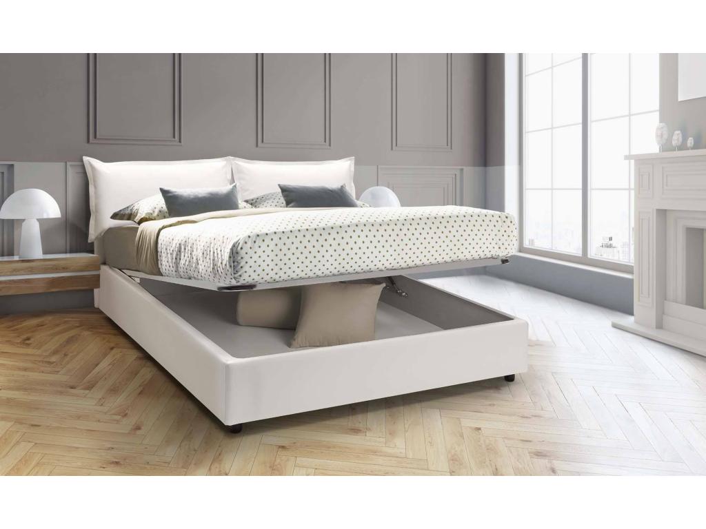 Mattress - with Mattress, White, 140 x 190 cm