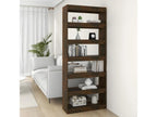 Bookcase - Brown, 80 x 30 x 198 cm