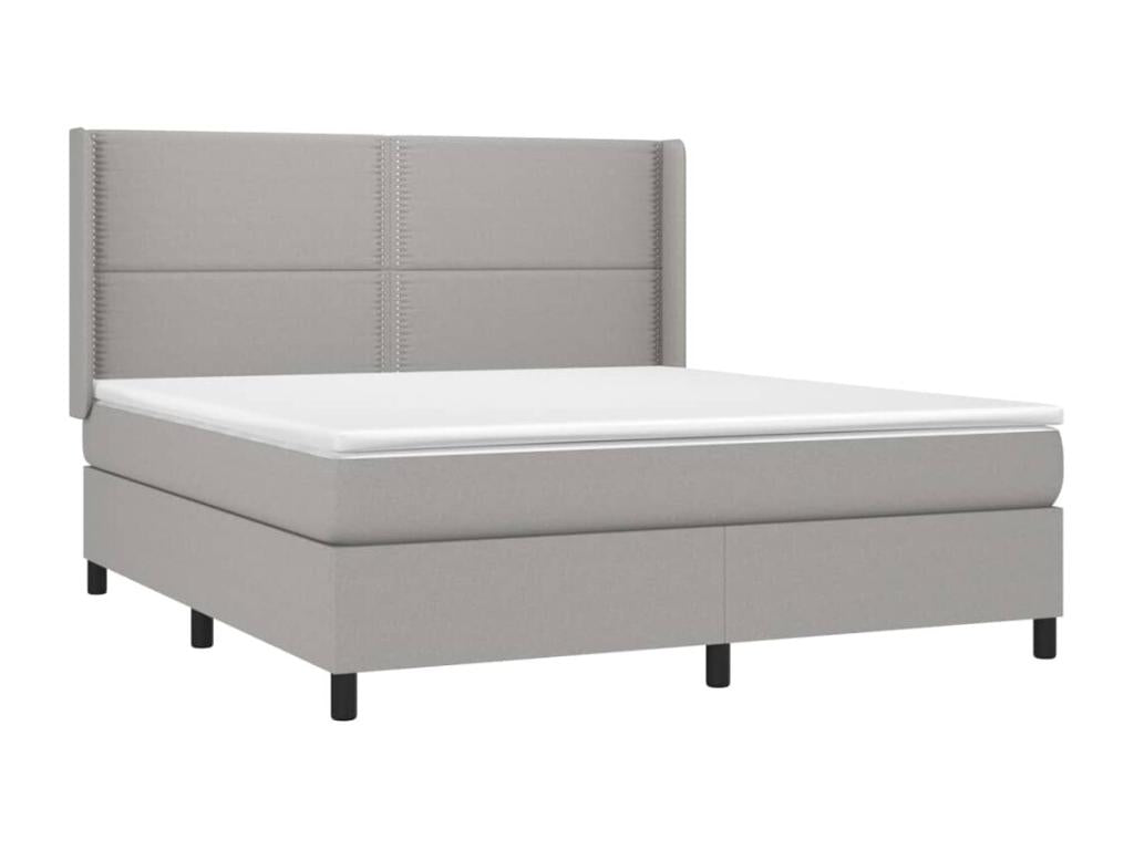 Mattress - with Mattress, Gray, 160 x 200 cm