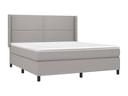 Mattress - with Mattress, Gray, 160 x 200 cm