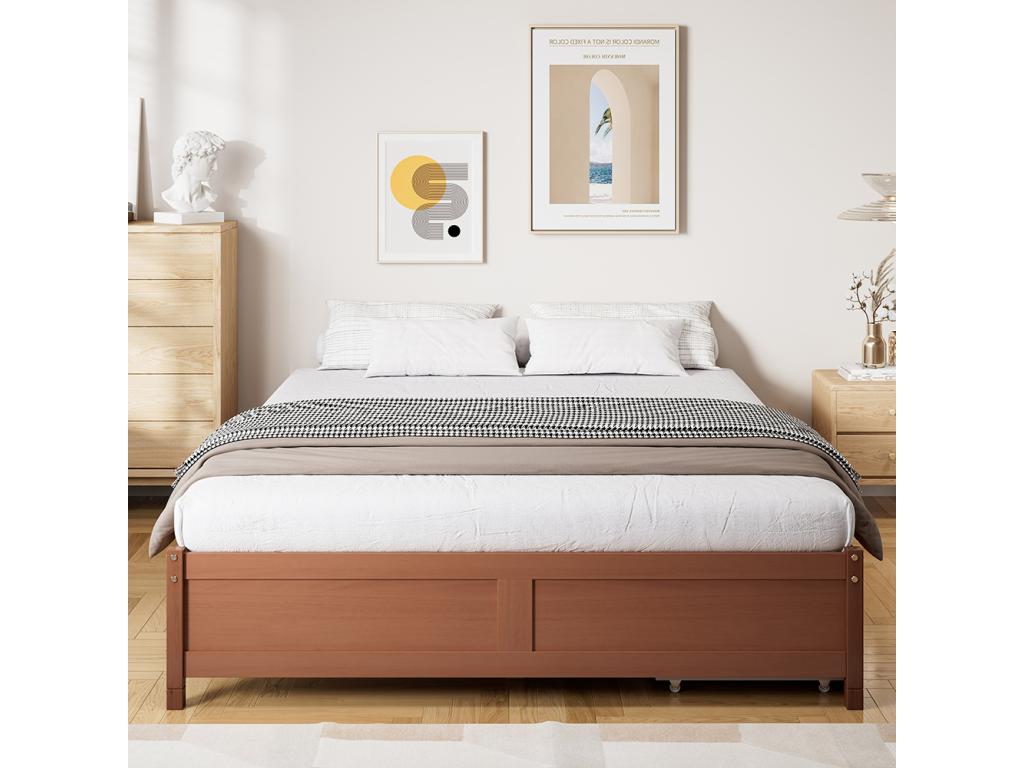Bed Base - Brown, 140 x 200 cm