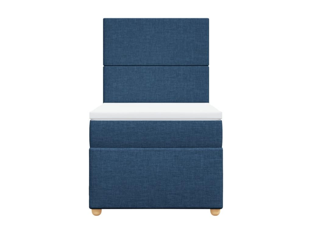 Mattress - with Mattress, Blue, 90 x 190 cm