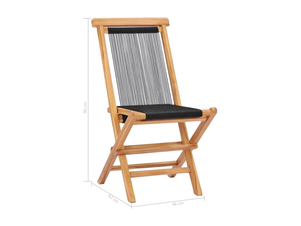 Chair - Black, Wood