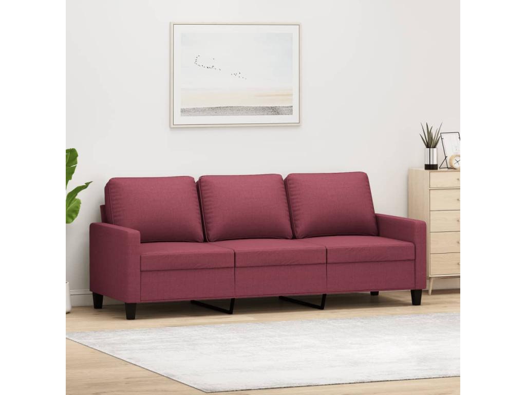 Sofa - Red, Fabric