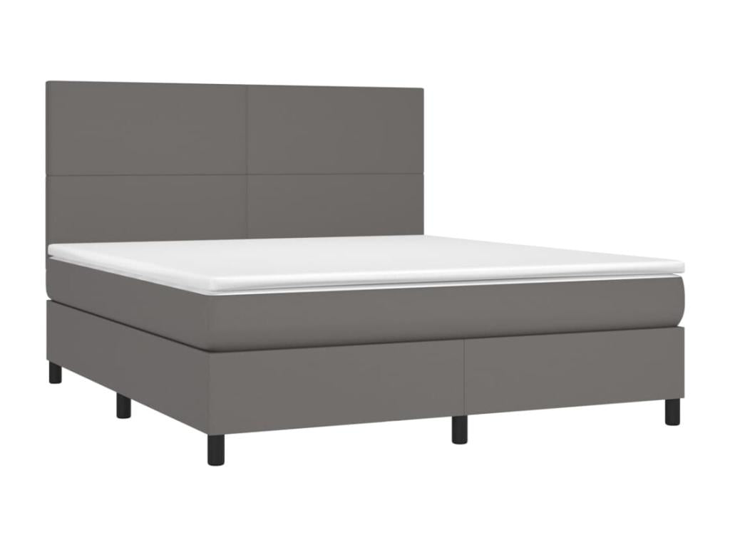 Mattress - with Mattress, Gray, 180 x 200 cm