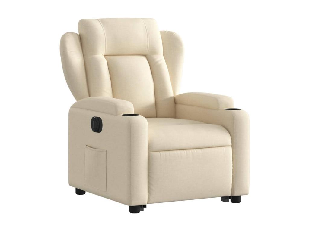 Armchair - Cream, Fabric