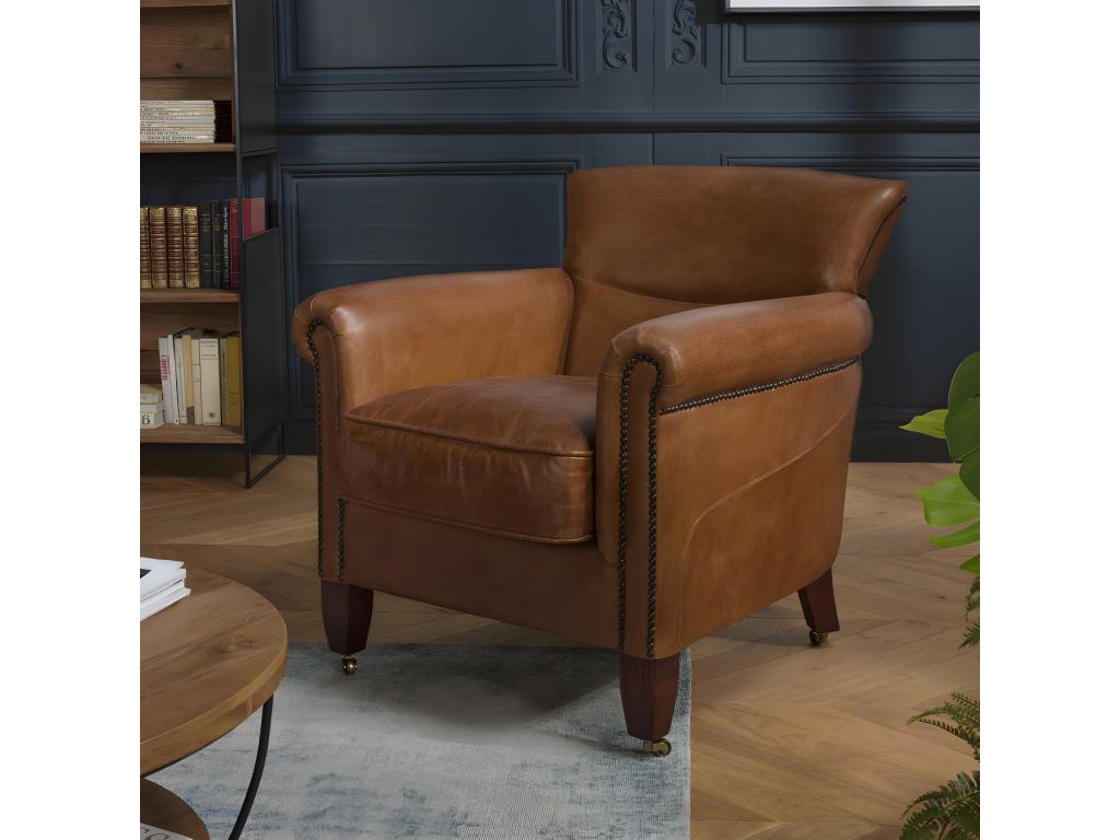 Armchair - Brown, Wood