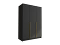 Wardrobe - Black, 215 x 150 x 58 cm