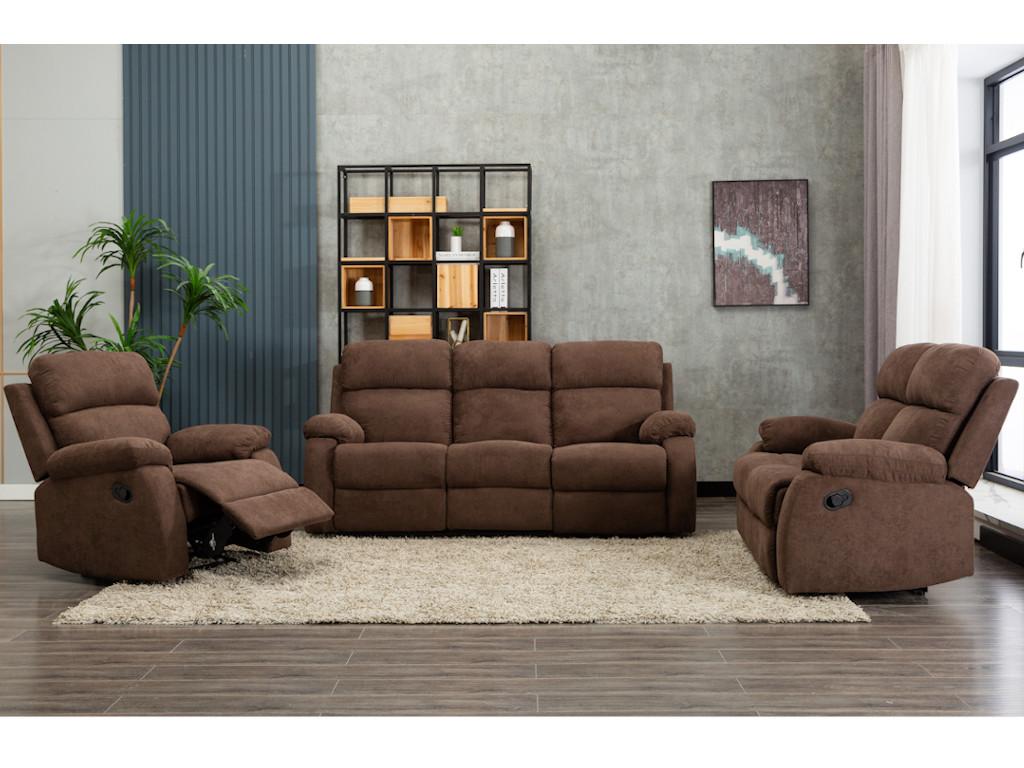 Sofa - Brown, Fabric