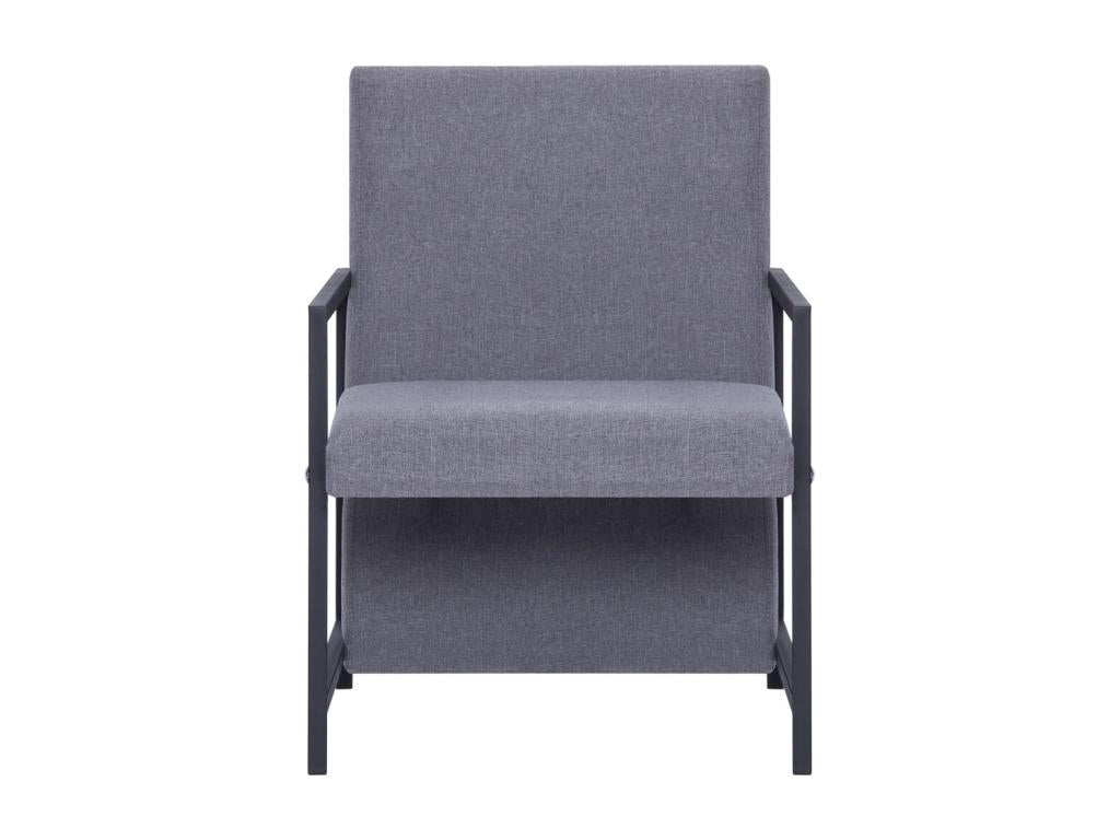 Armchair - Gray, Fabric