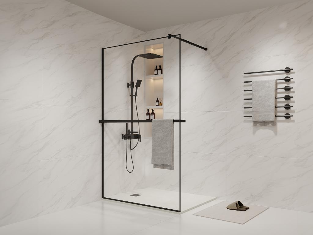 Bookcase - Black, 120 x 200 cm