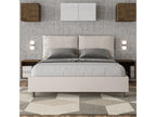 Bed Base - White, Faux Leather