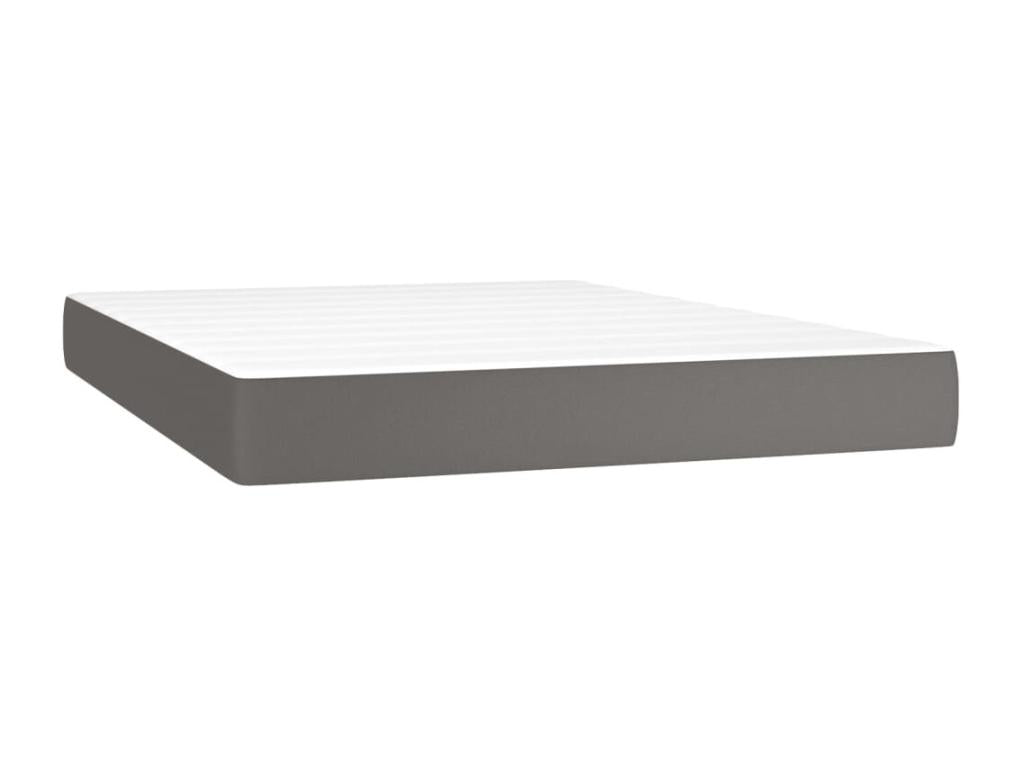 Mattress - with Mattress, Gray, 140 x 200 cm