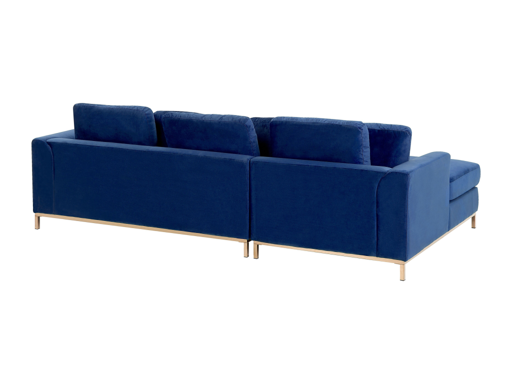 Sofa - Blue, Velvet