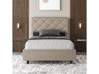 Bed Base - Taupe, Faux Leather