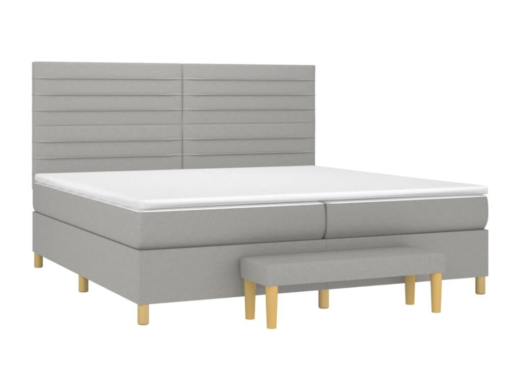 Mattress - with Mattress, Gray, 200 x 200 cm
