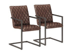Dining Chairs (Set of 2) - Brown