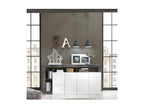 4-Door Sideboard - Gris Anthracite