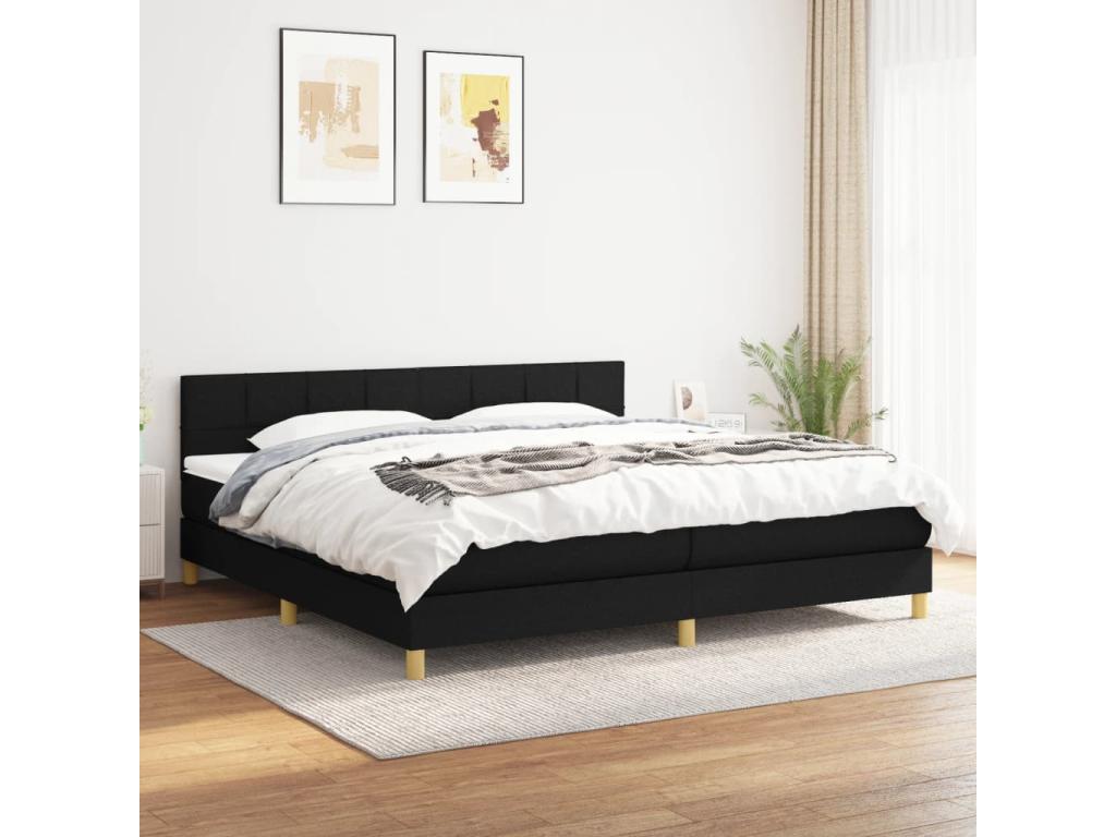 Mattress - with Mattress, Black, 200 x 200 cm
