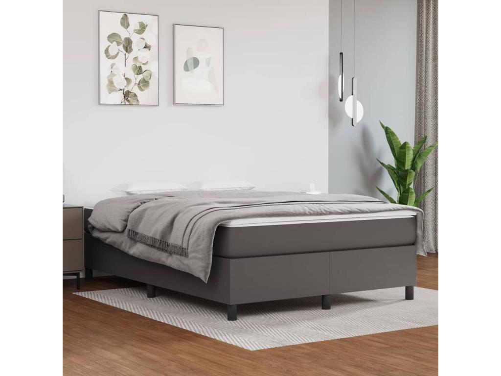 Mattress - with Mattress, Gray, 140 x 200 cm